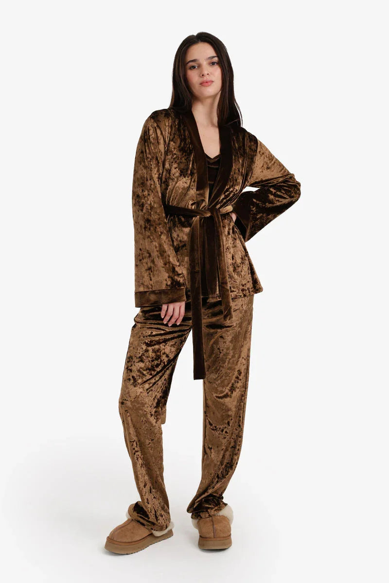 Carina - Velvet 3-Pieces Pyjama Set 6