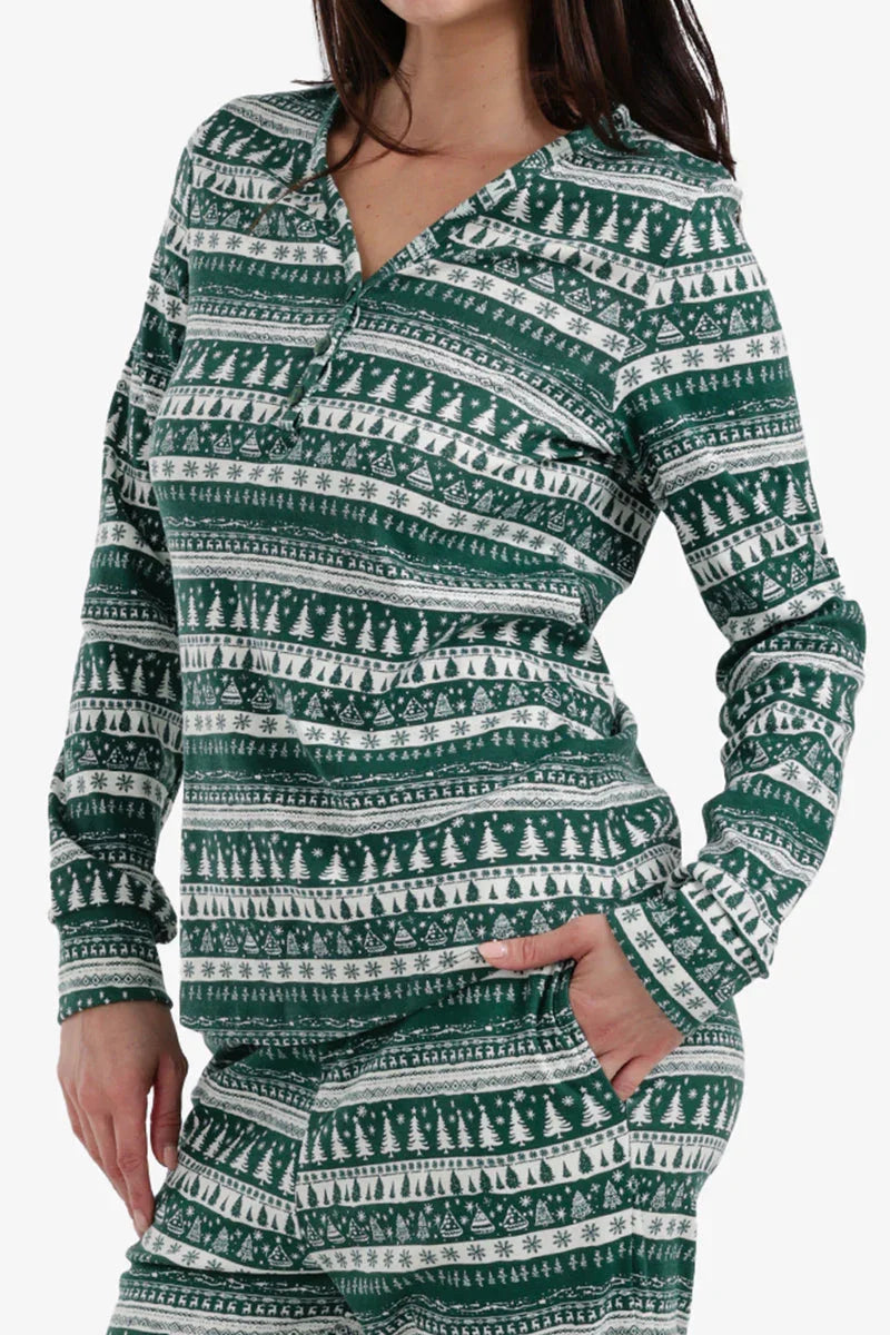 Carina - Henley Neck Pyjama Set 5