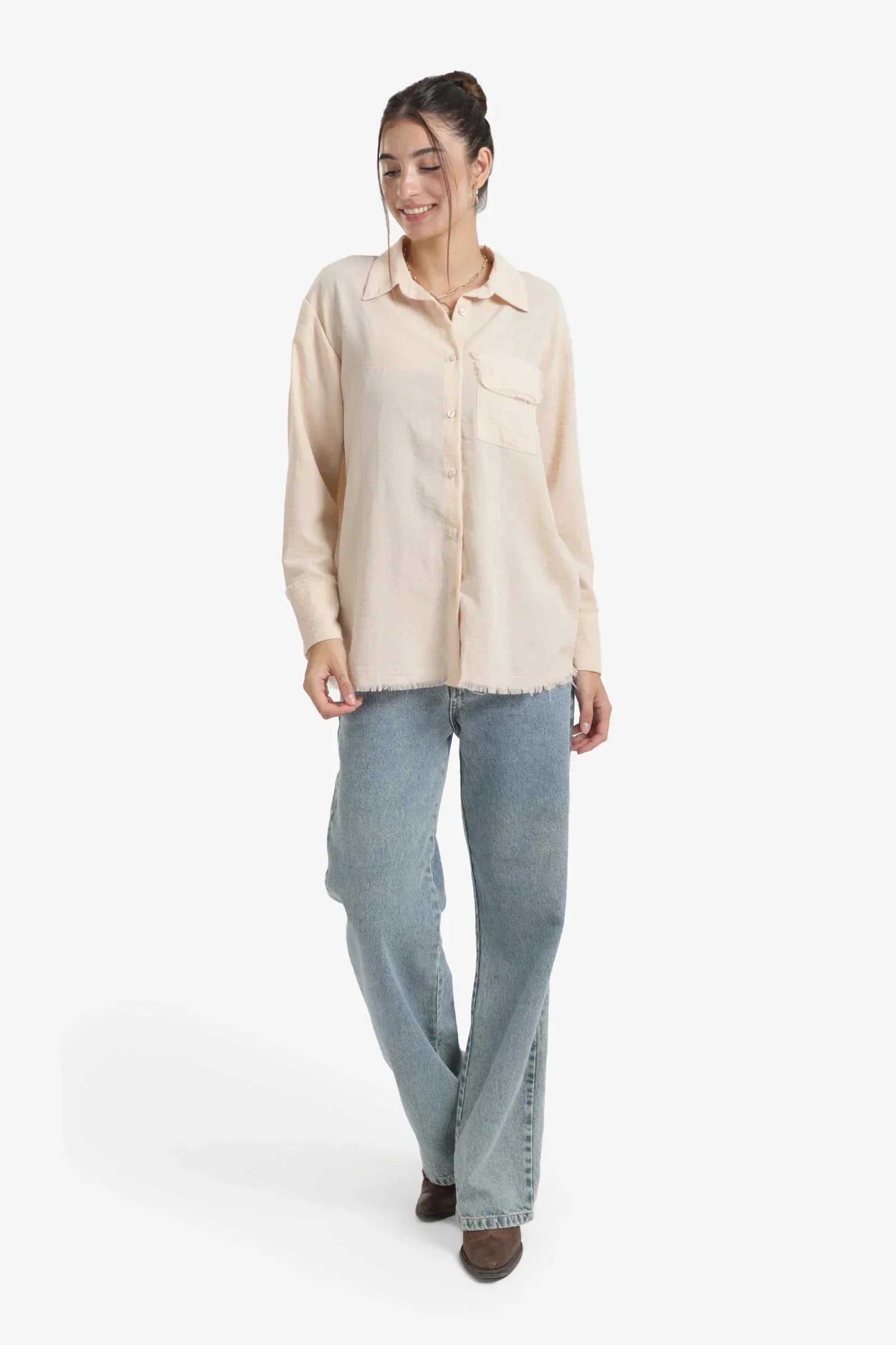 Clue - Relaxed Fit Voile Shirt 12