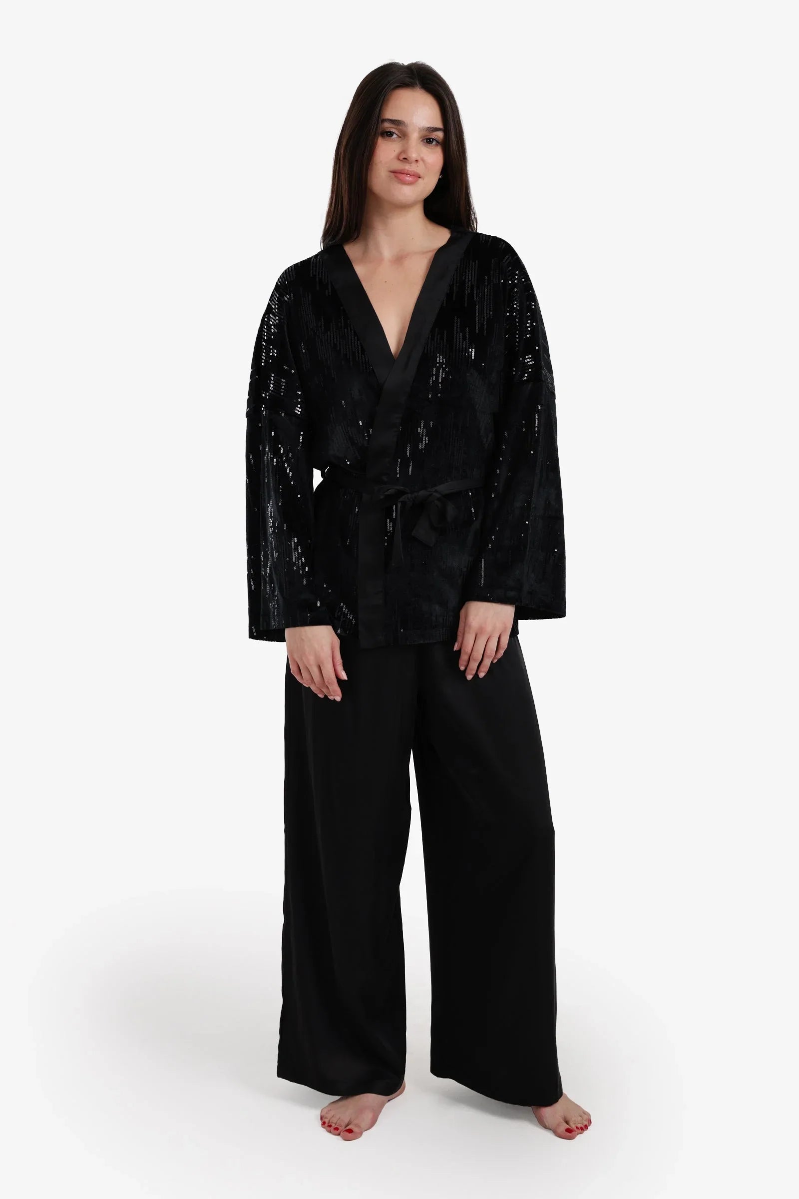 Carina - Pyjama Set with Strass Detailing 1