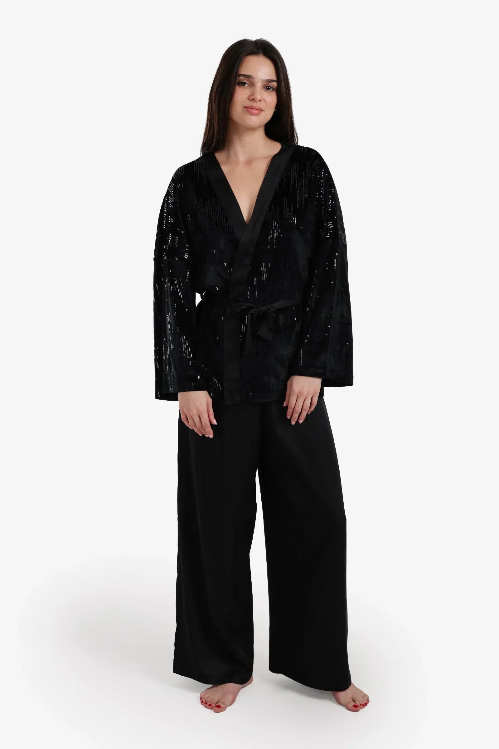 Carina - Pyjama Set with Strass Detailing 1