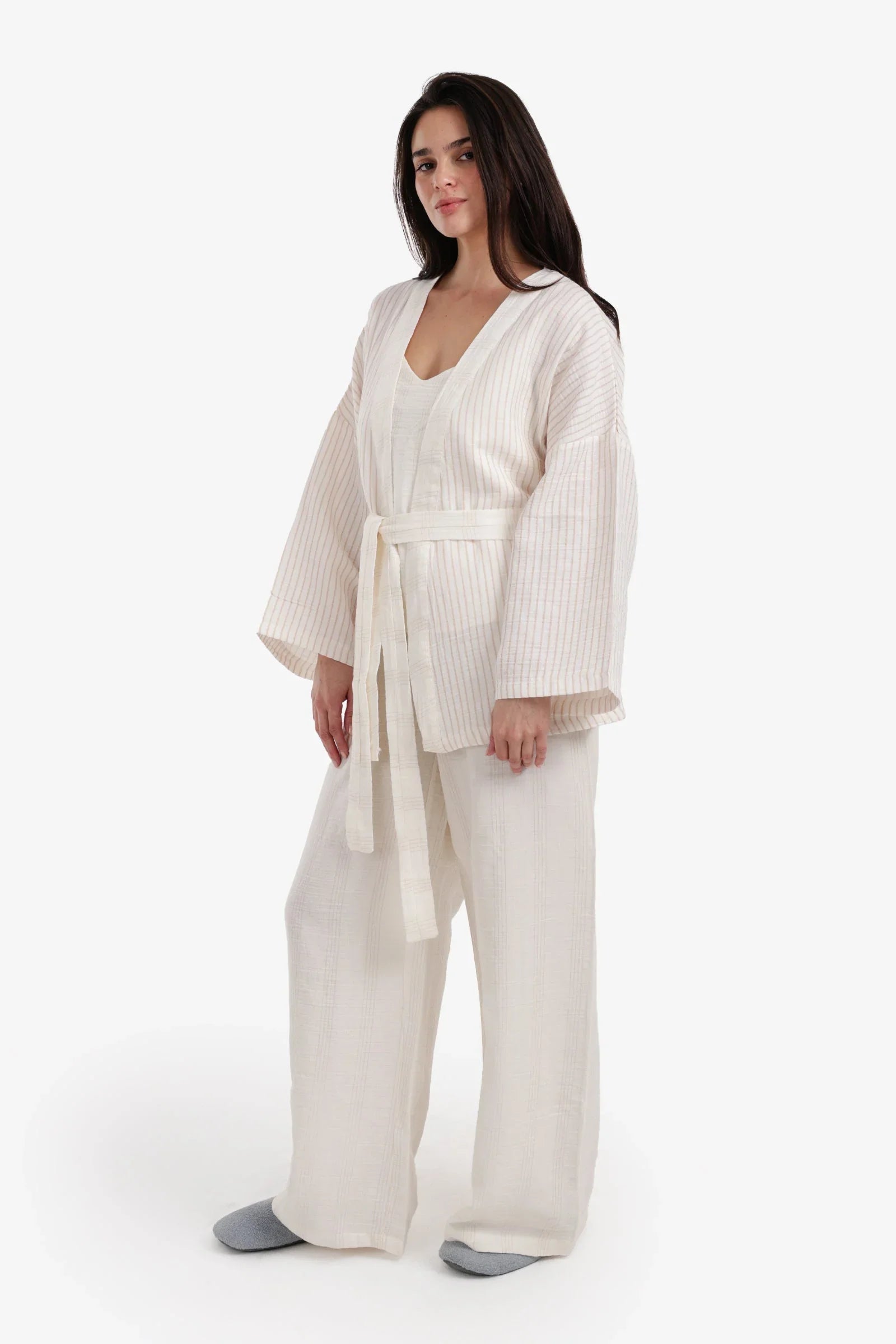 Carina - 3-Pieces Striped Pyjama set 2