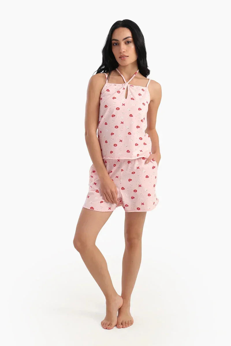 Halter Neck Pyjama Set - Carina 4