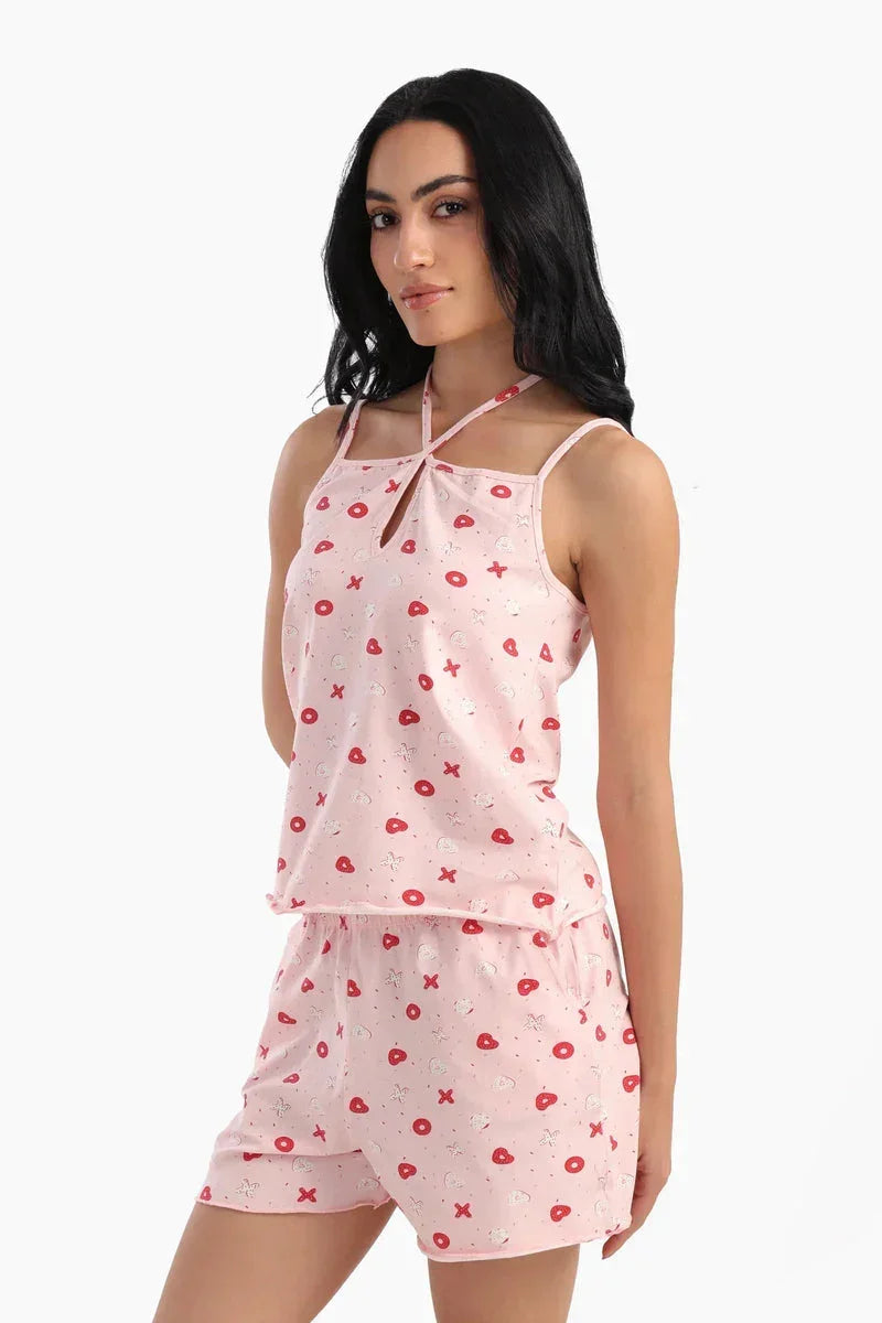 Halter Neck Pyjama Set - Carina 2