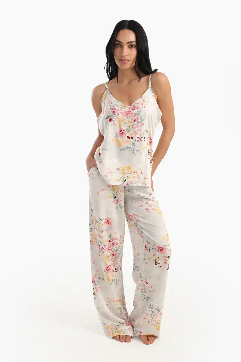 Carina - Floral Printed Pyjama Set 1