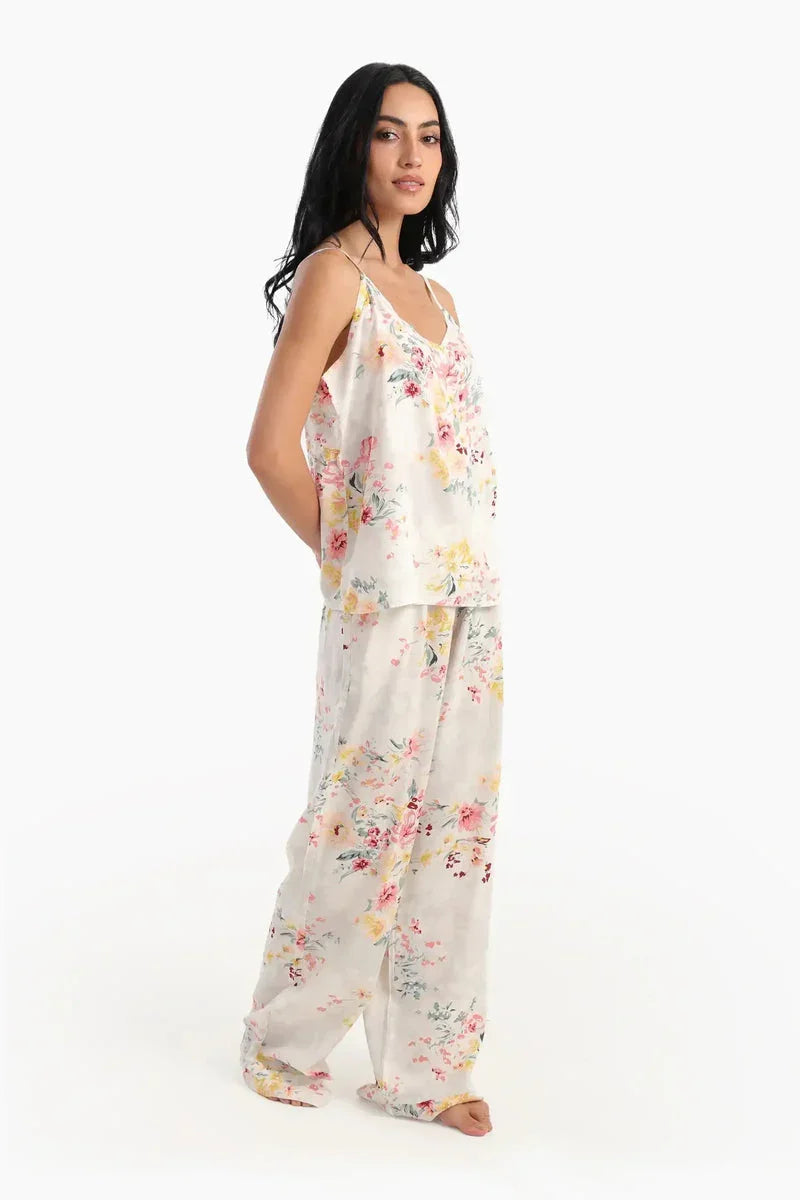 Carina - Floral Printed Pyjama Set 2