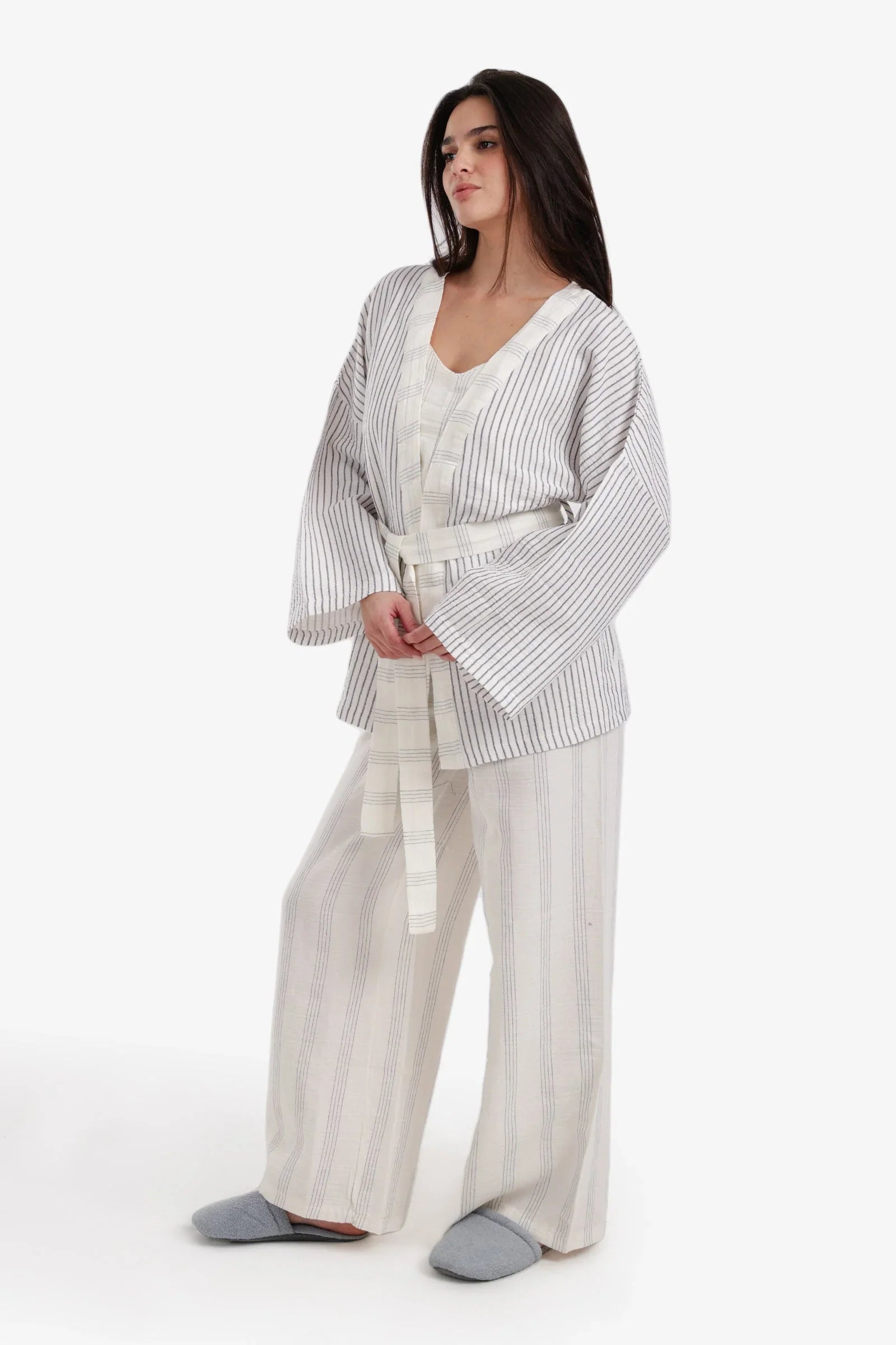 Carina - 3-Pieces Waist Band Pyjama set 2