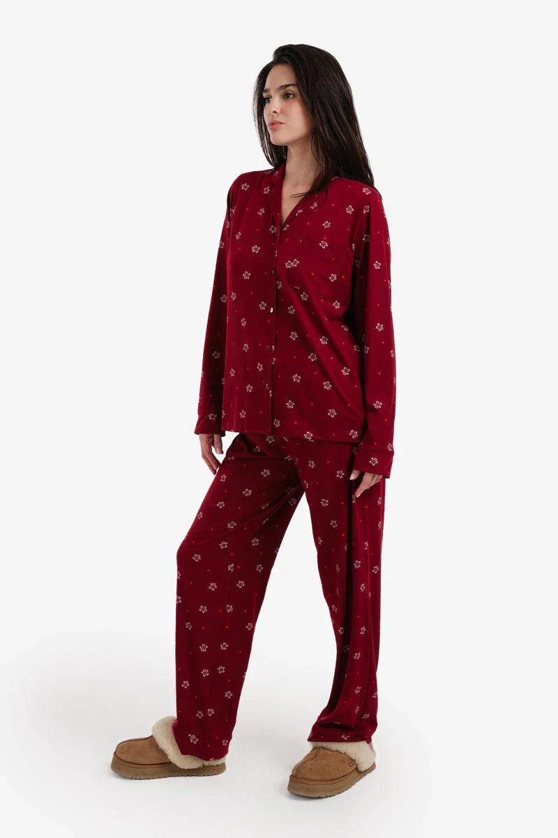 Carina - Button-Up Printed Pyjama 2