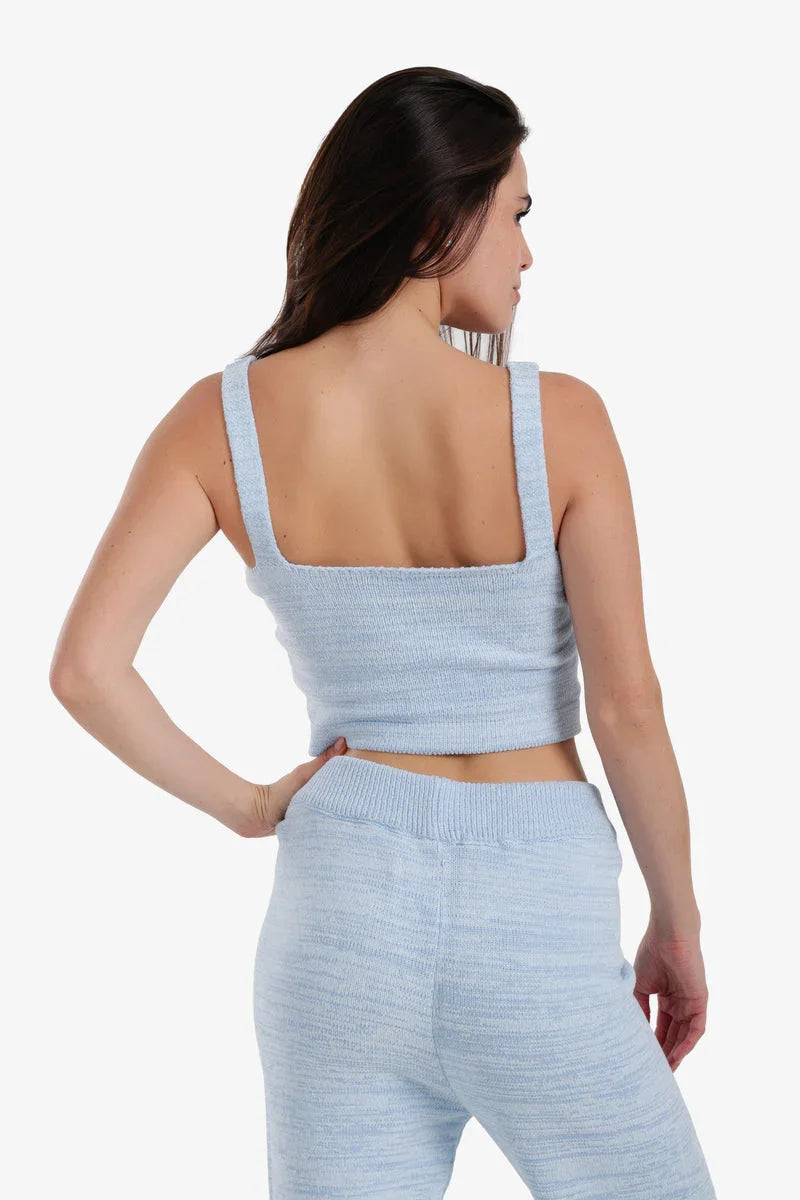 Carina - Sleeveless Cropped Pyjama Top 9