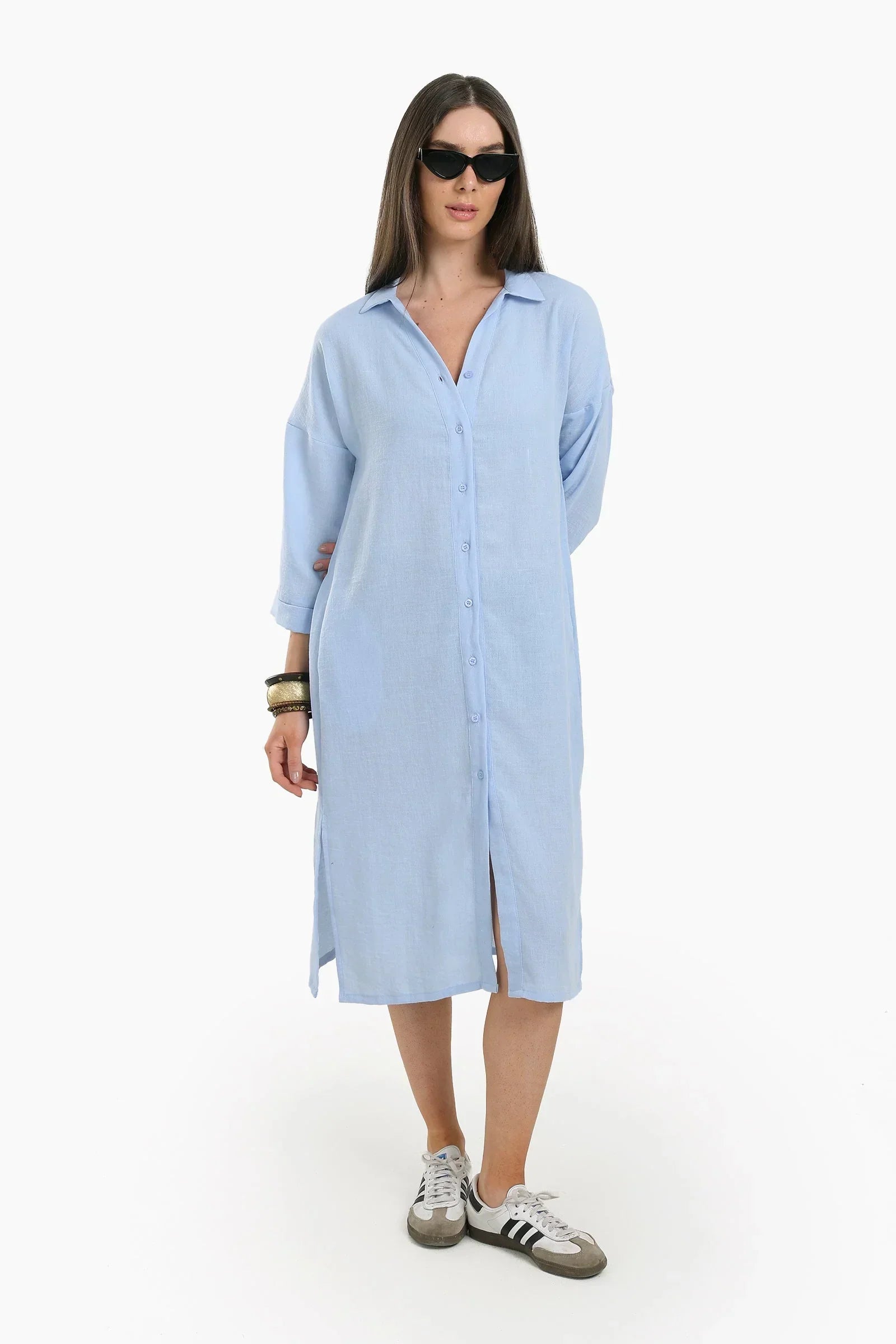 Clue - Plain Lounge Shirt Dress 1