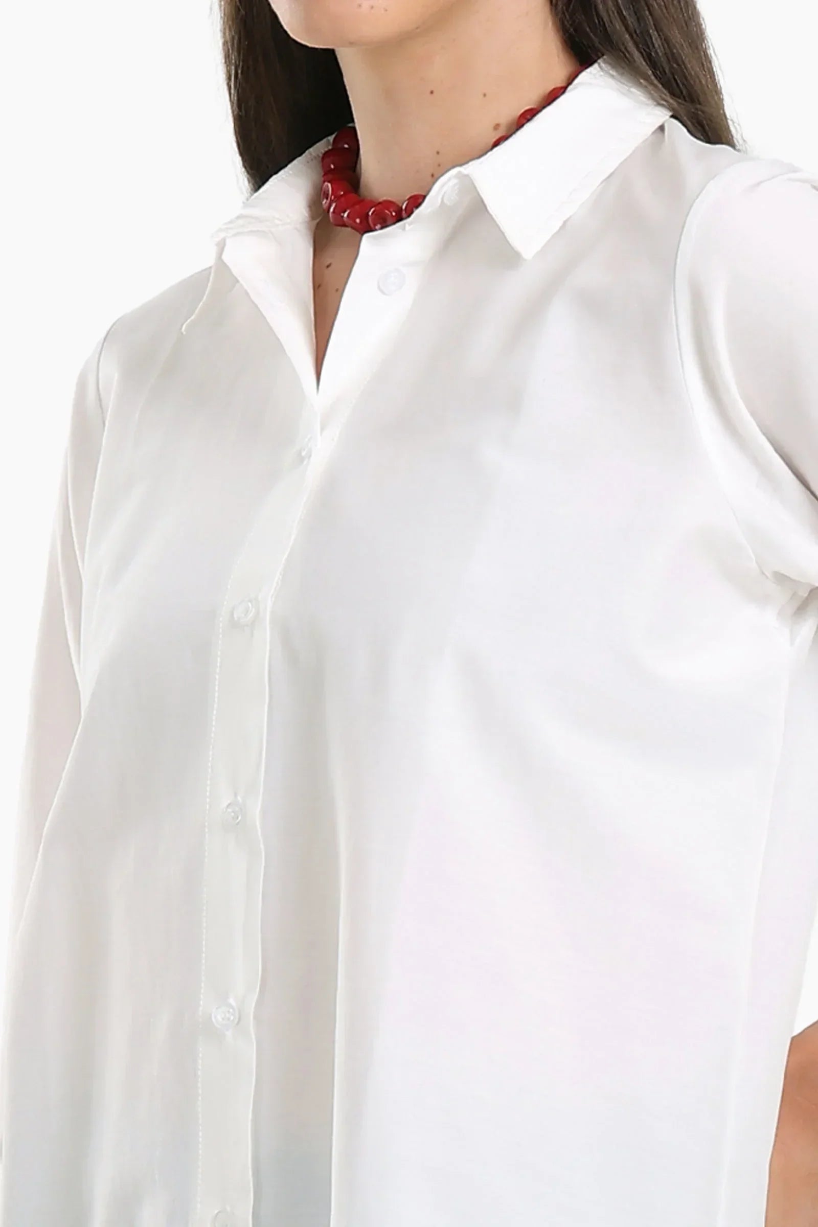 Clue - Round Hem Long Shirt 7