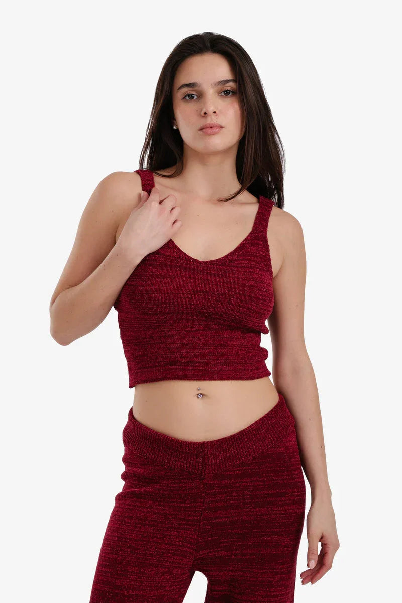 Carina - Sleeveless Cropped Pyjama Top 11