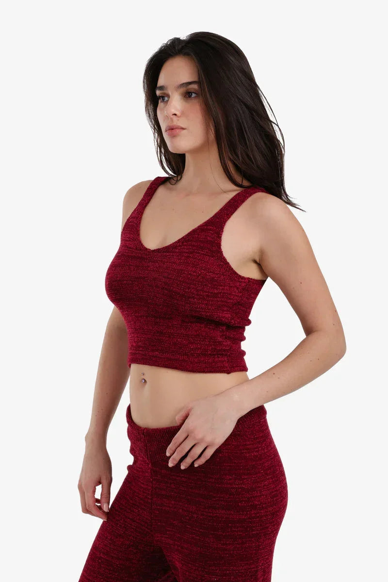 Carina - Sleeveless Cropped Pyjama Top 12