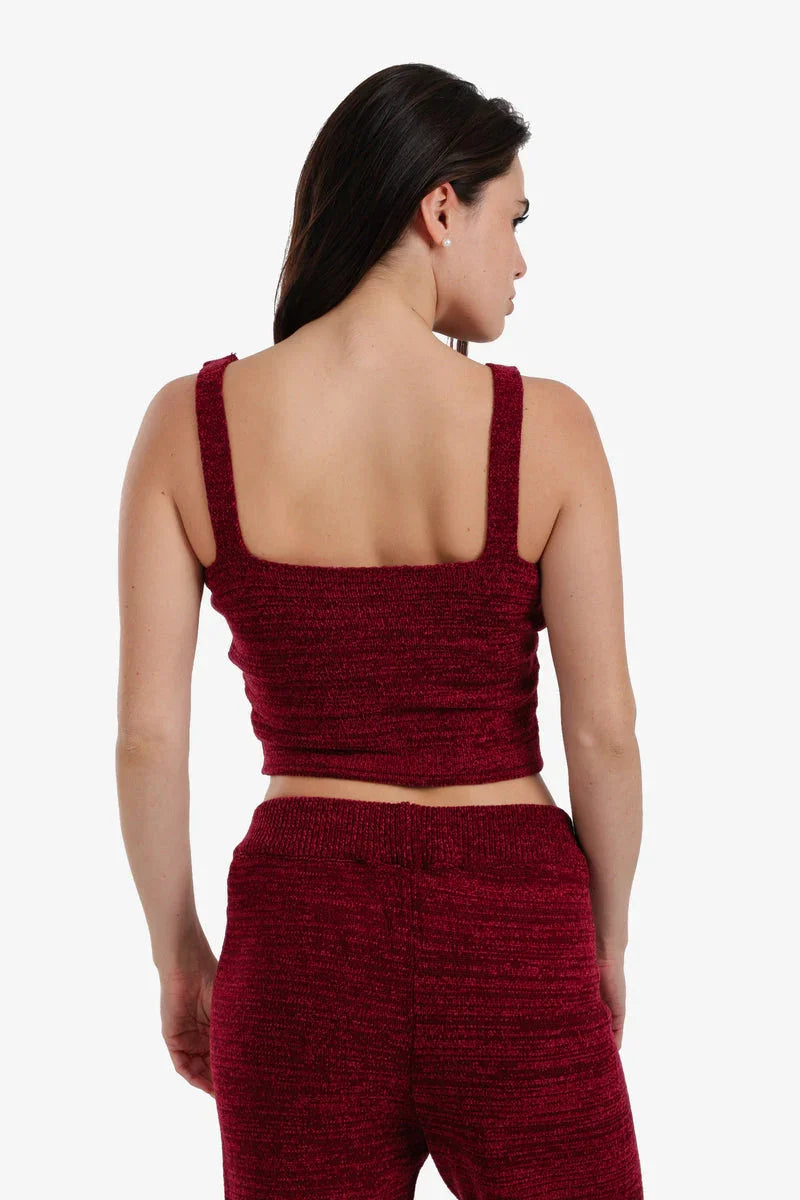 Carina - Sleeveless Cropped Pyjama Top 14