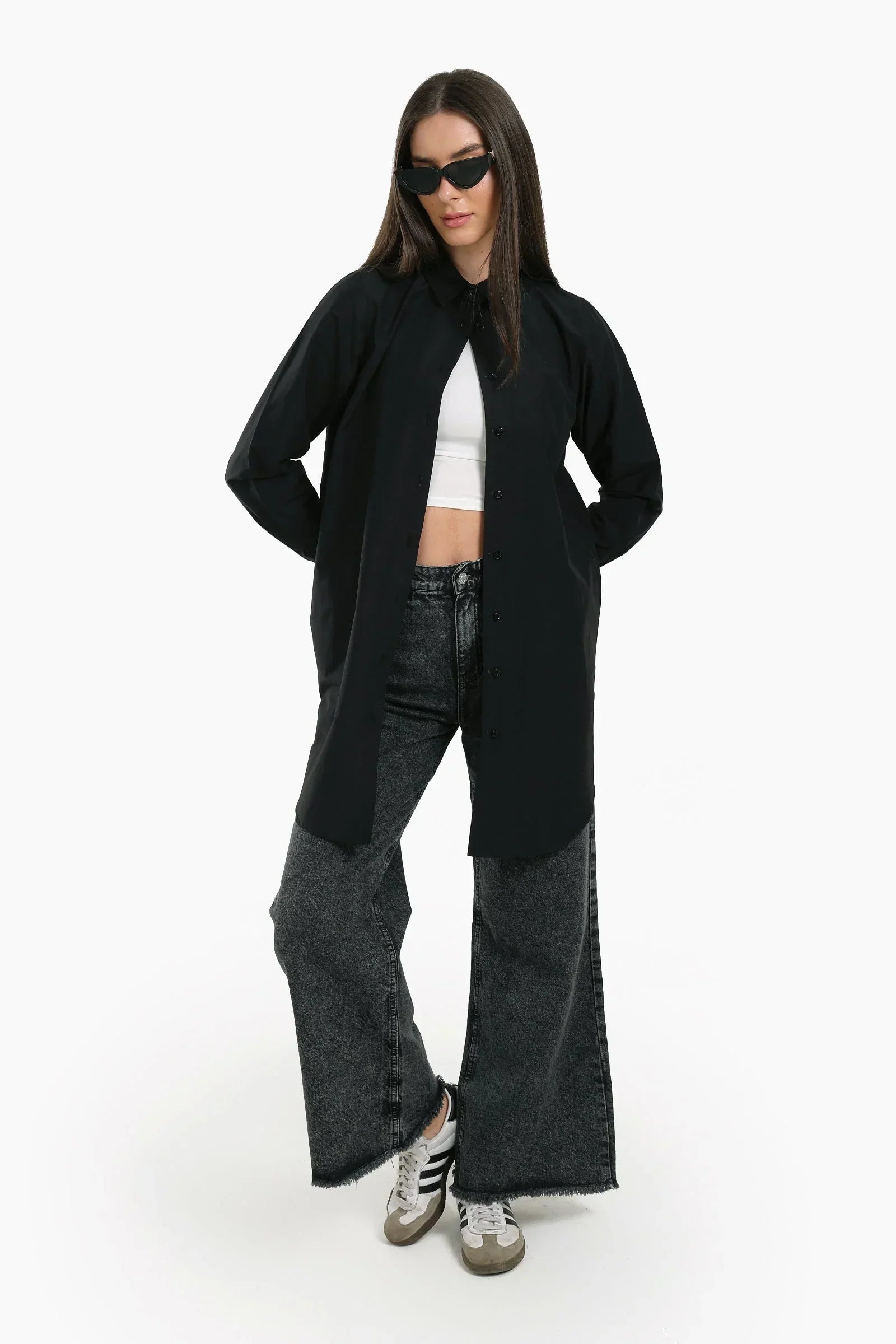 Clue - Round Hem Long Shirt 12