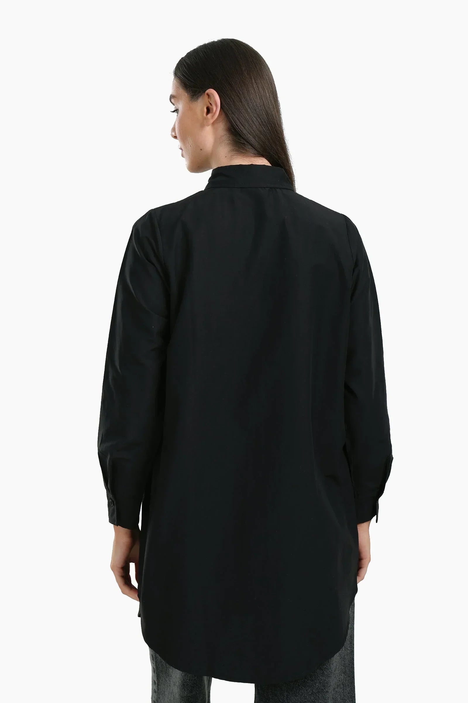 Clue - Round Hem Long Shirt 8
