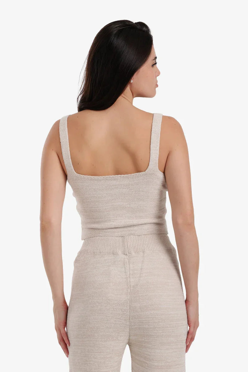 Carina - Sleeveless Cropped Pyjama Top 4