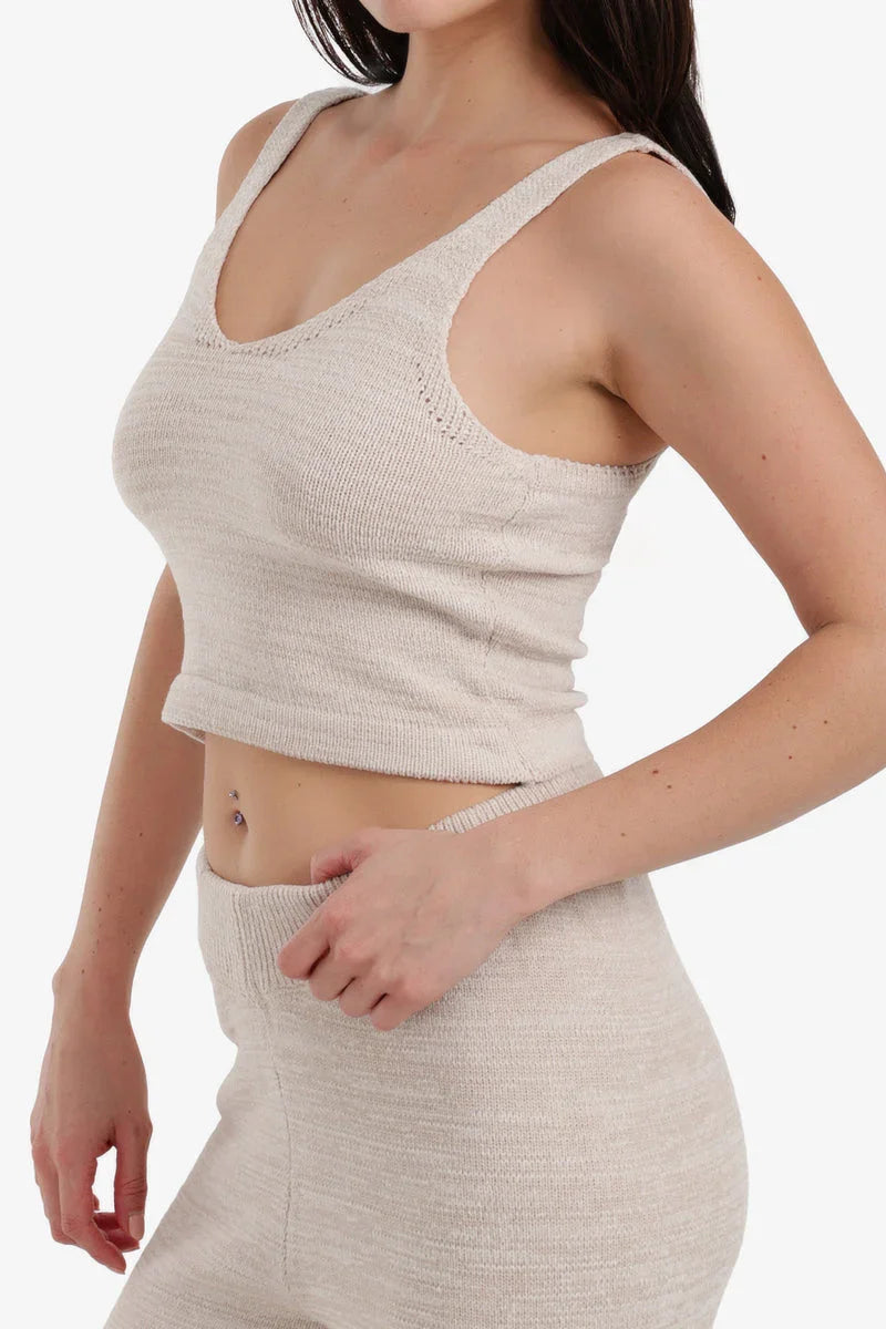 Carina - Sleeveless Cropped Pyjama Top 5