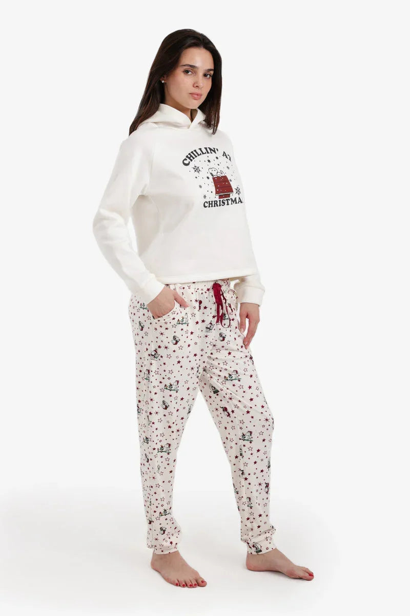 Long Sleeve Hooded Pyjama Set - Carina 3
