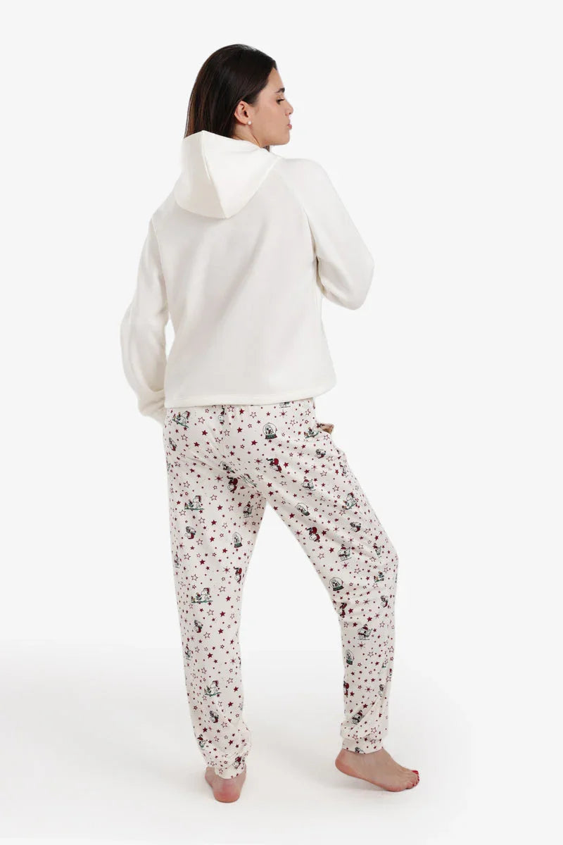 Carina - Long Sleeve Hooded Pyjama Set 4