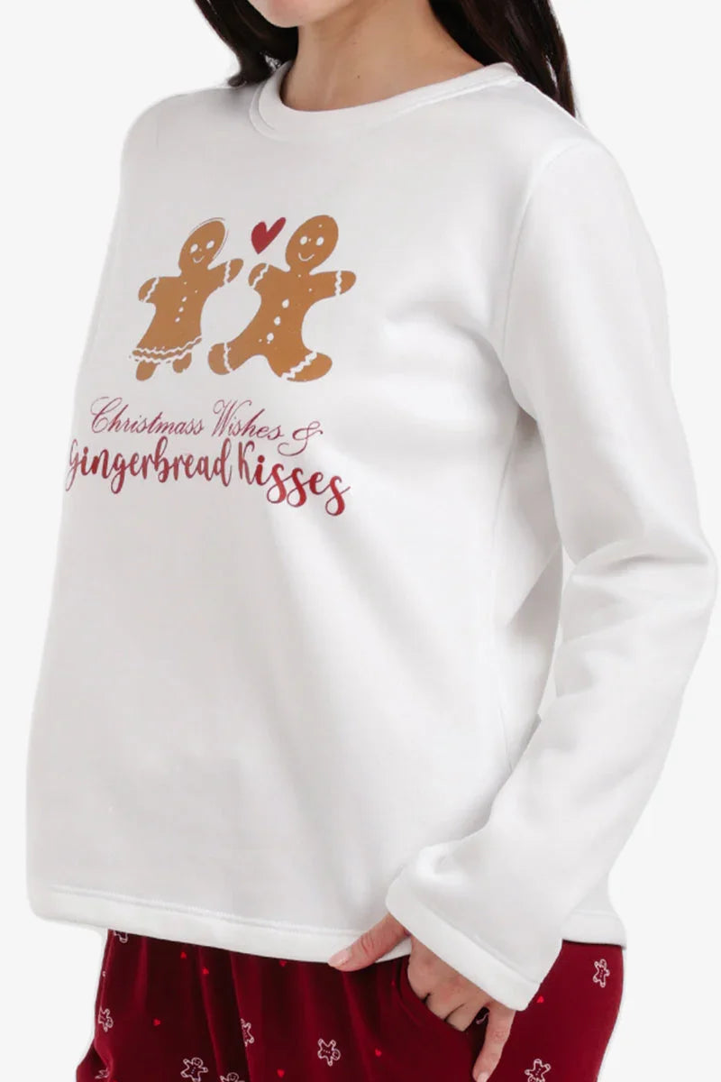 Carina - Gingerbread Print Pyjama Set 5