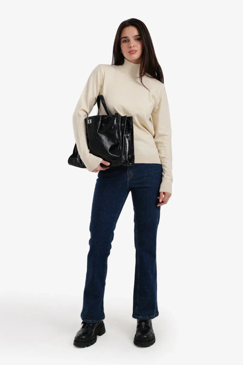 Carina - Slim Fit High Neck Pullover 21