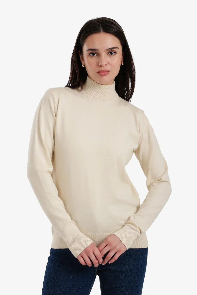 Carina - Slim Fit High Neck Pullover 4
