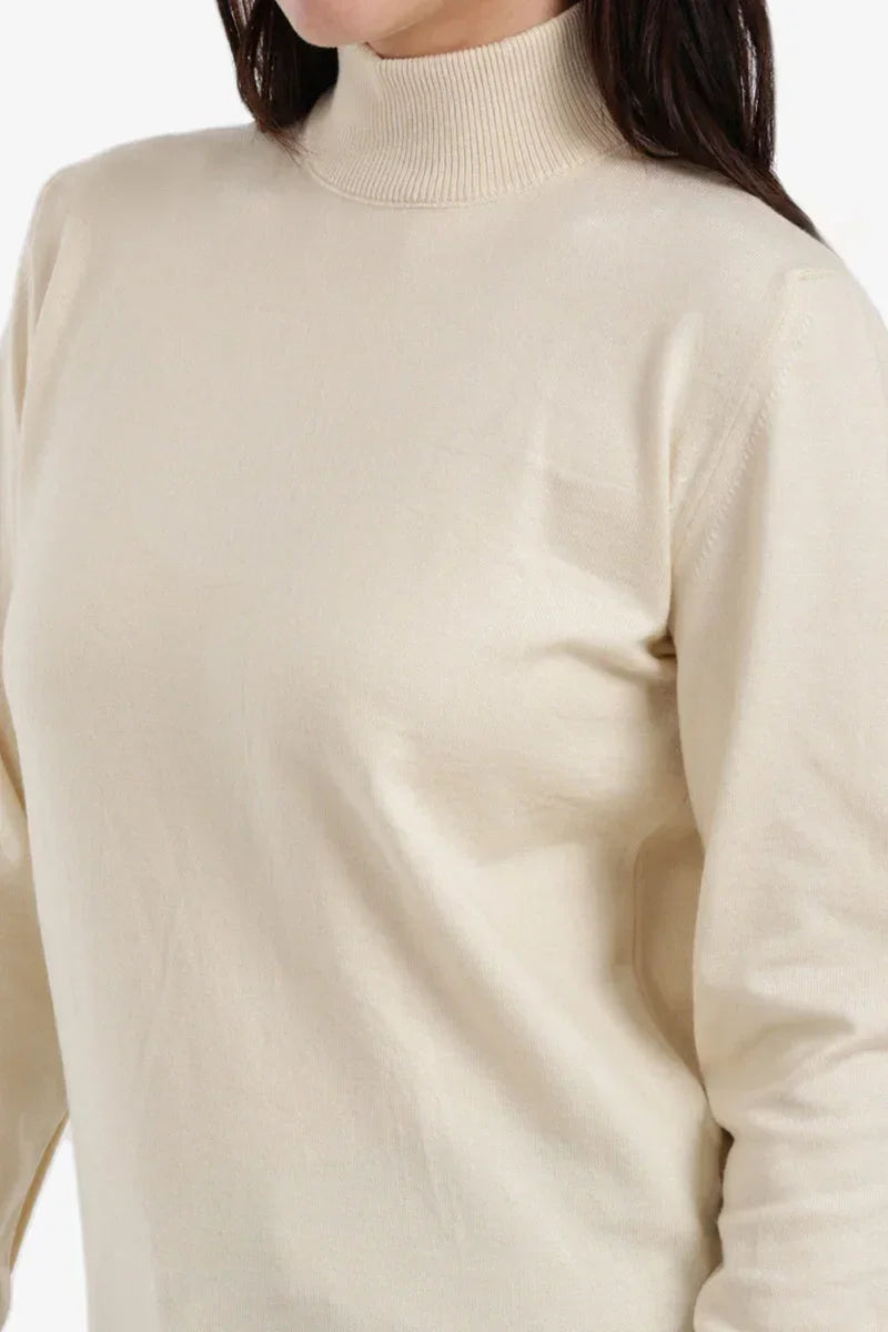 Carina - Slim Fit High Neck Pullover 19