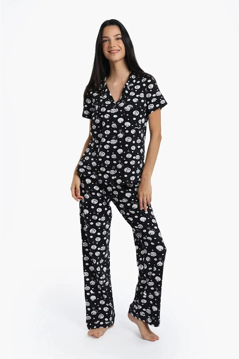 Carina - Pyjama Set with Snoopy Print 2