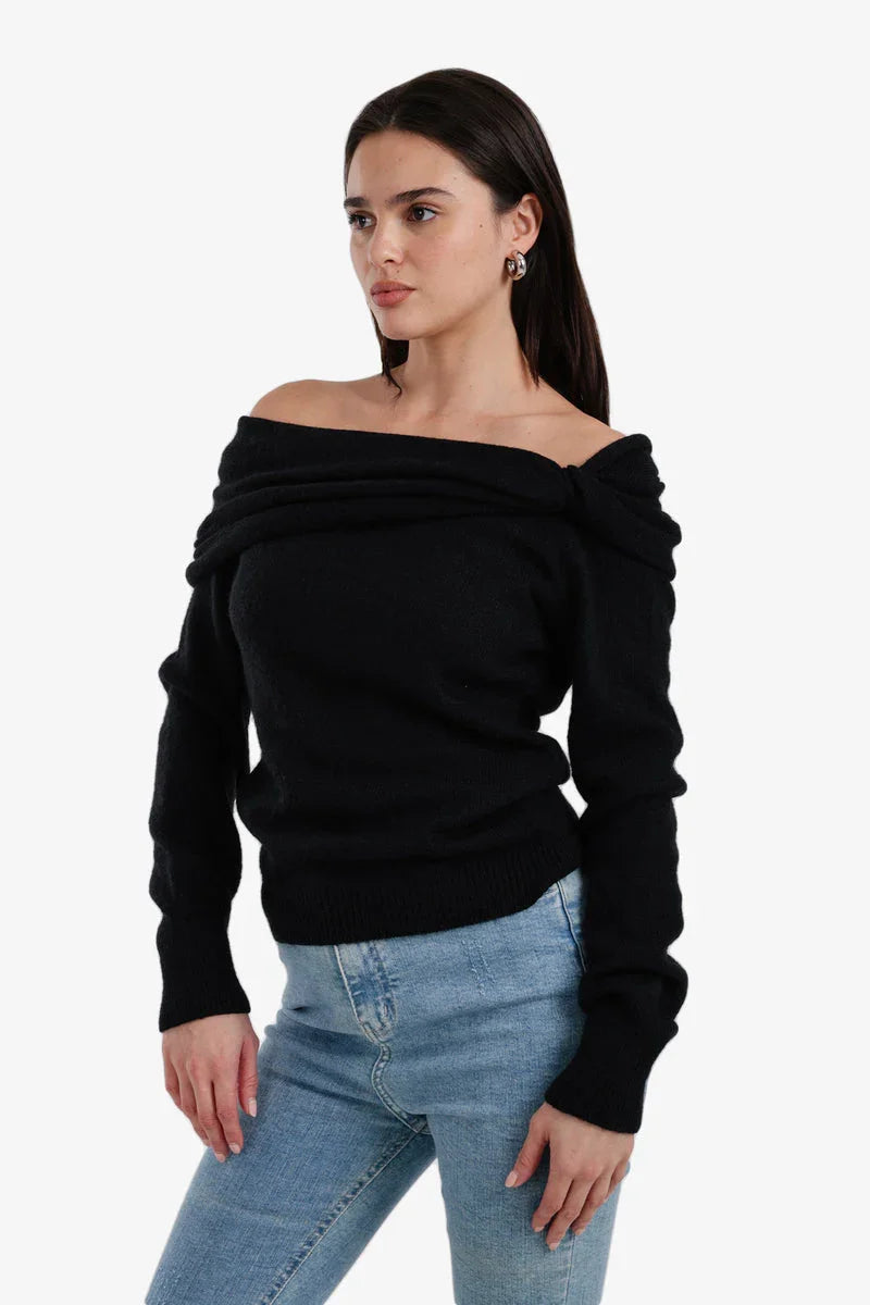 Carina - Classic Cowl Neck Pullover 2