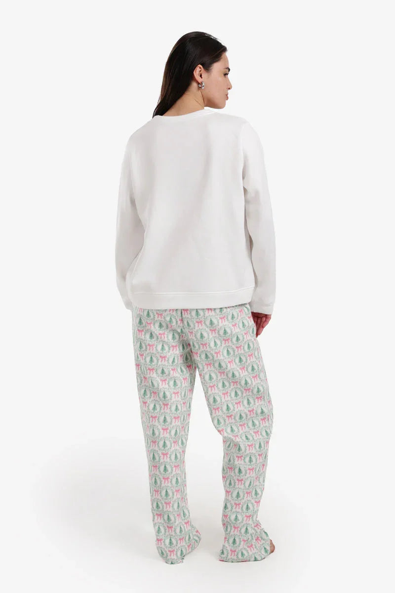 Carina - Crew Neck Christmas Pyjama Set 4