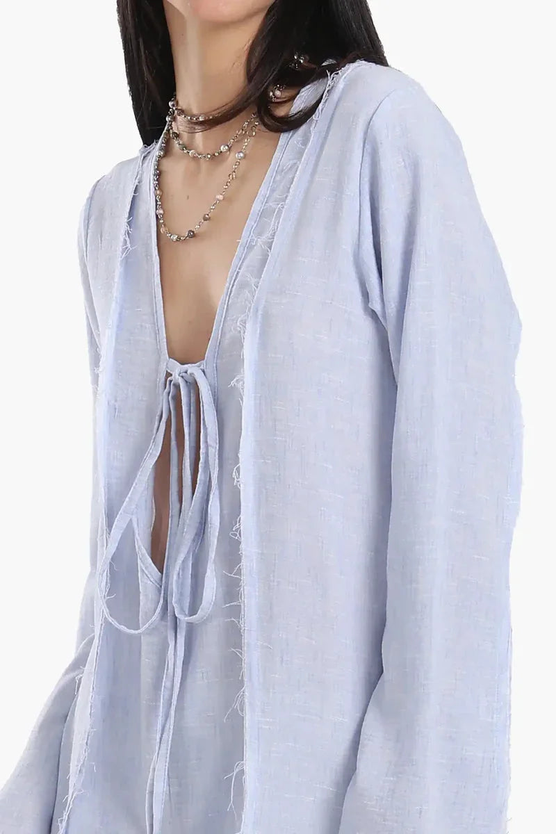 Carina - Plunge V-Neck Beach Dress 7