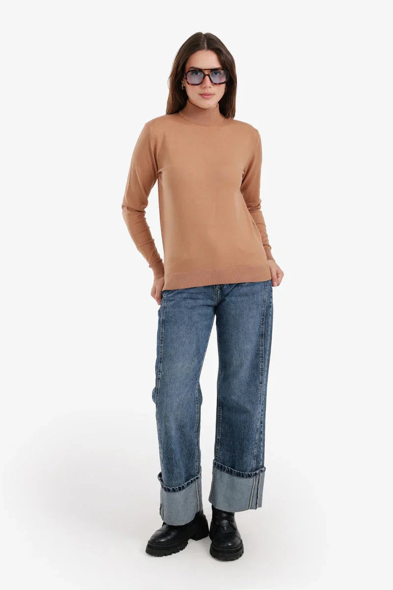 Carina - Slim Fit High Neck Pullover 22