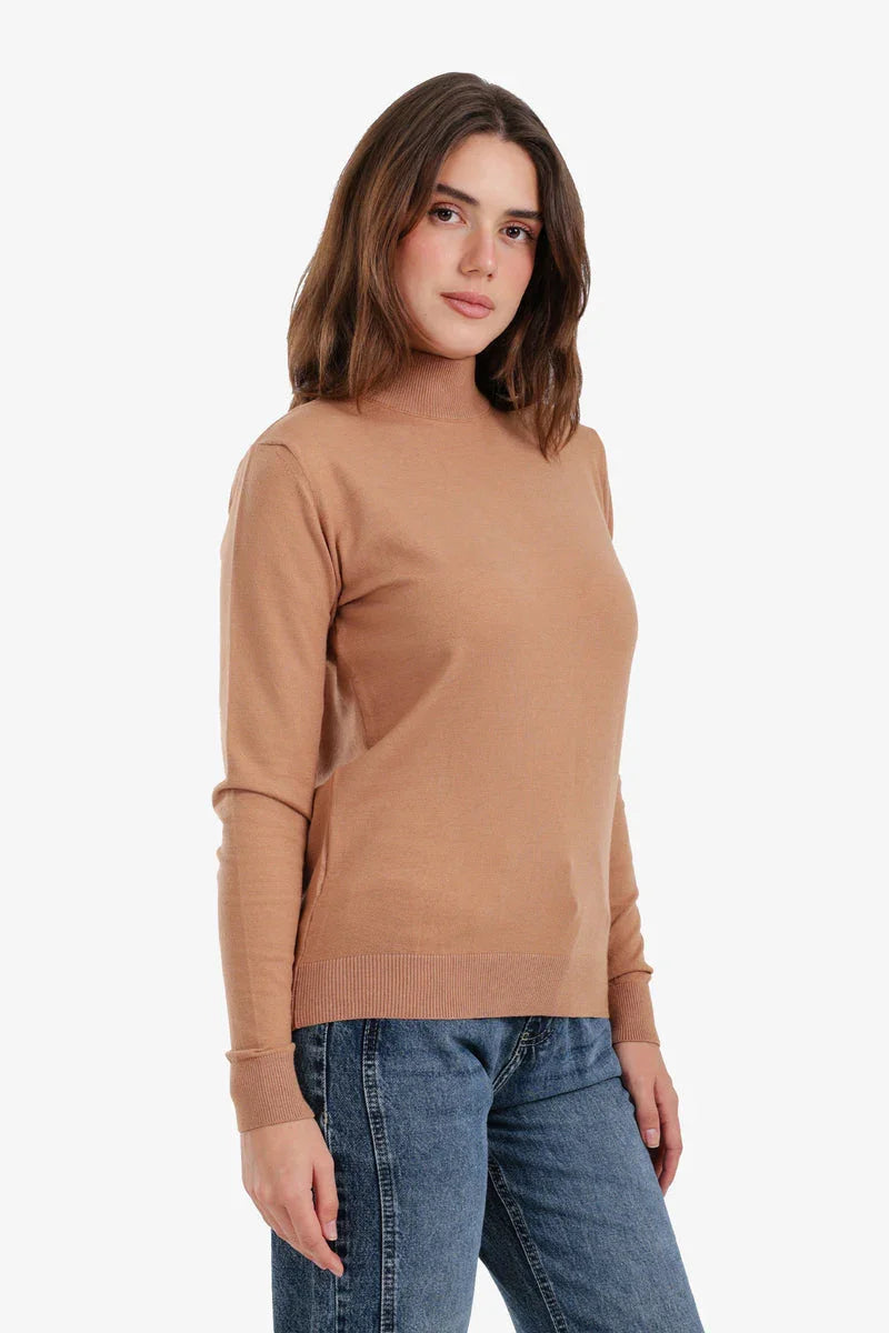 Carina - Slim Fit High Neck Pullover 12