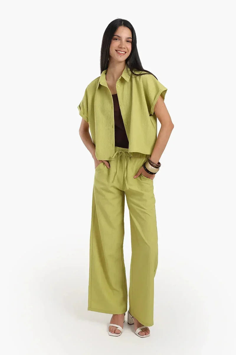 Carina - Textured Pattern Lounge Shirt 10