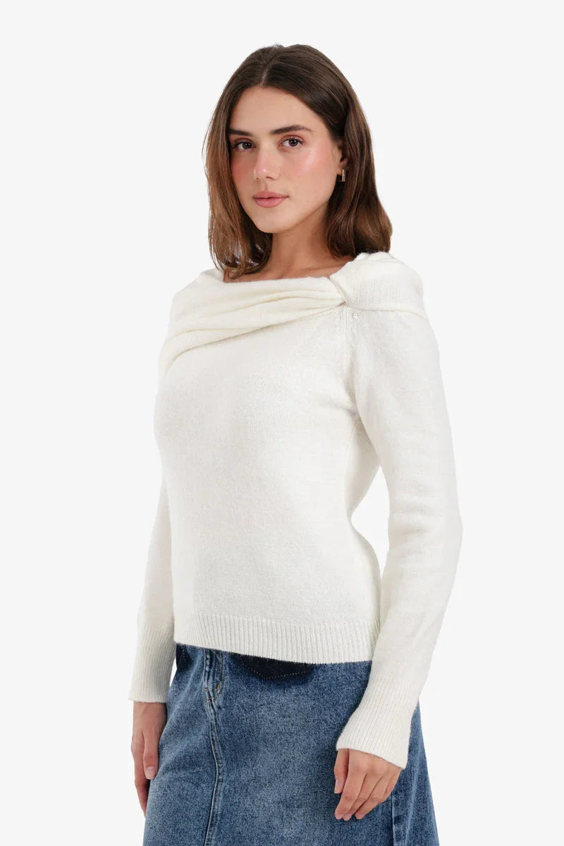 Carina - Classic Cowl Neck Pullover 7