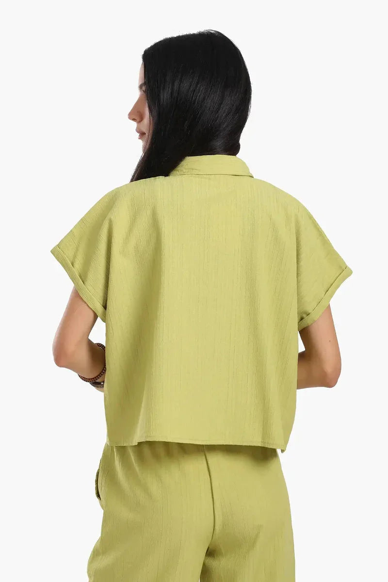 Carina - Textured Pattern Lounge Shirt 6