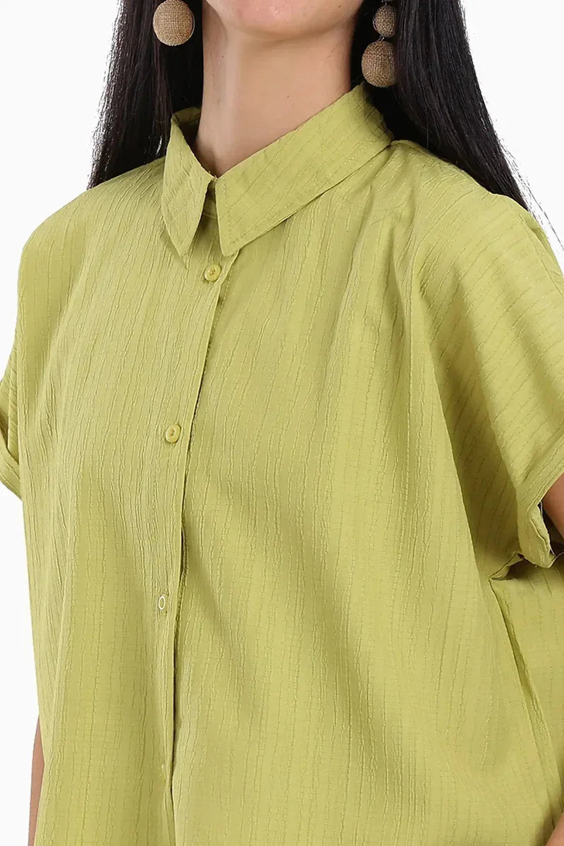 Carina - Textured Pattern Lounge Shirt 8