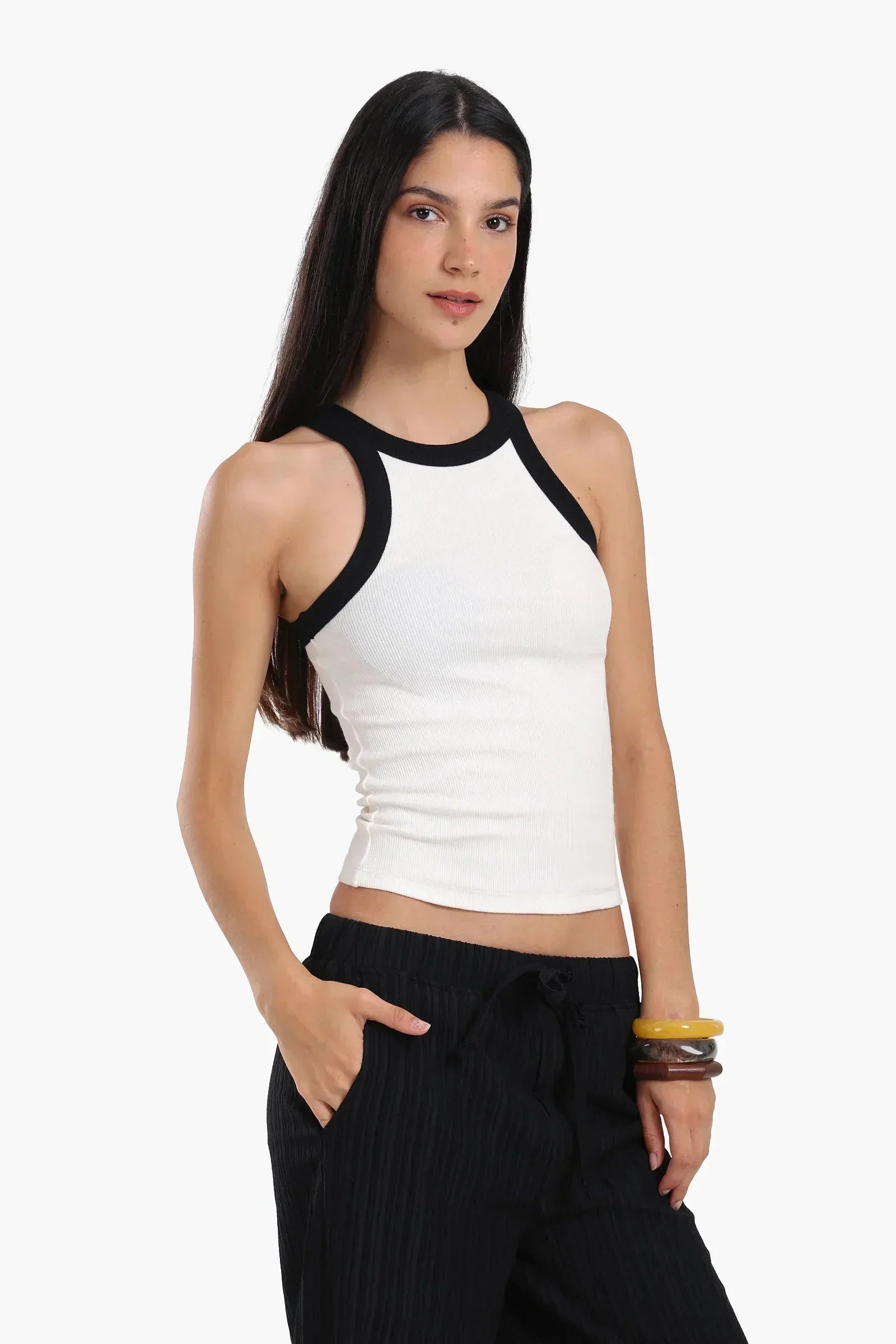 Carina - Soft Rib Racer Top 6