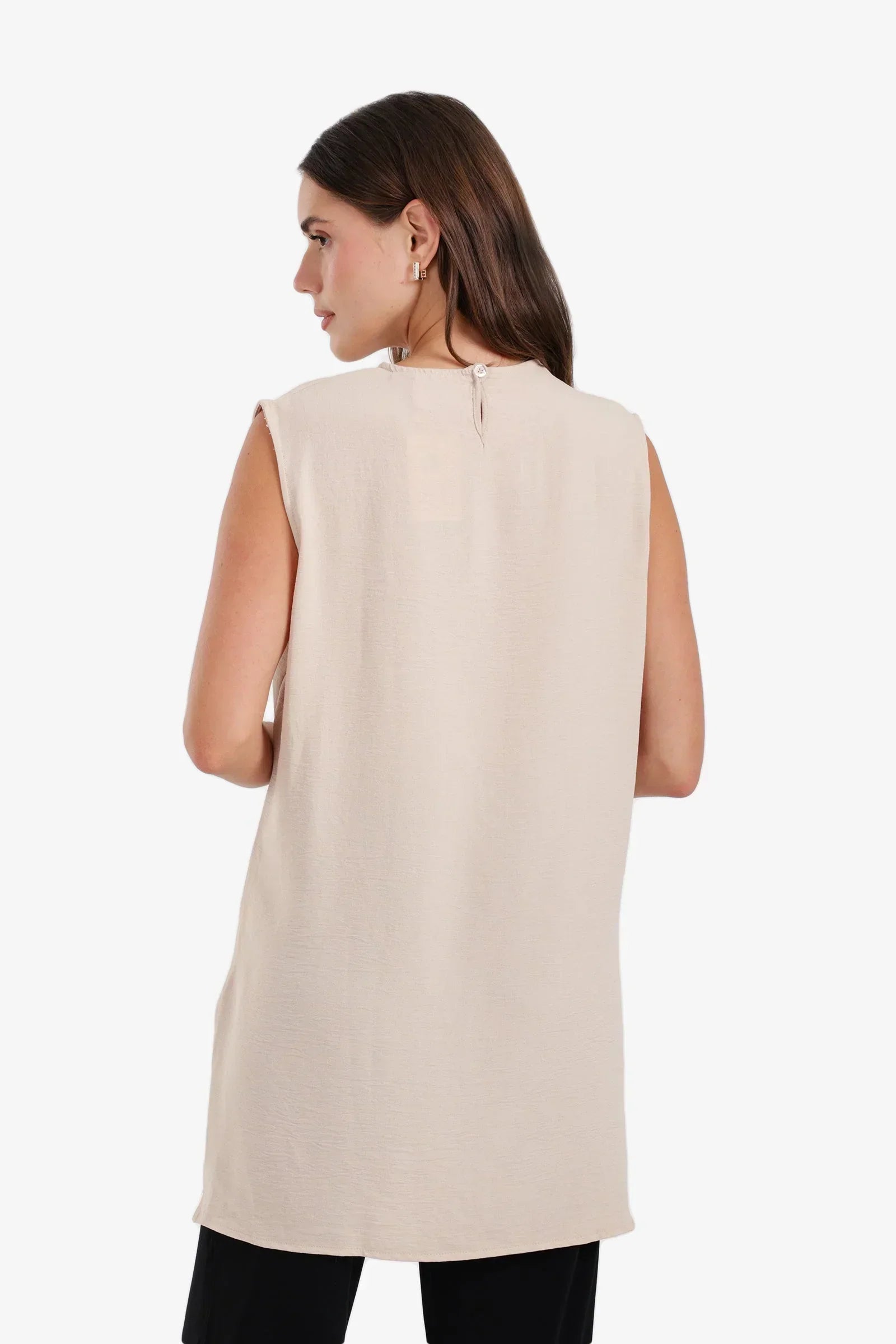 Carina - Sleeveless Oversized Blouse 2