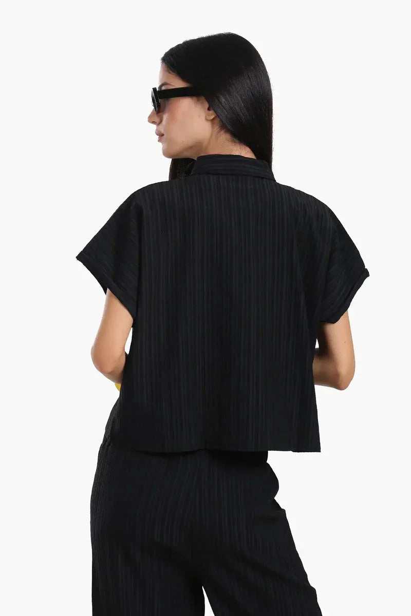 Carina - Textured Pattern Lounge Shirt 5