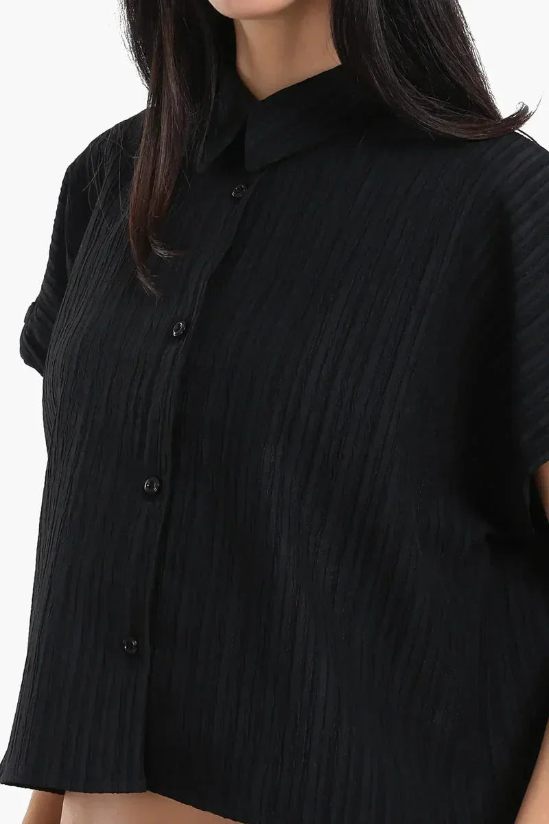 Carina - Textured Pattern Lounge Shirt 9