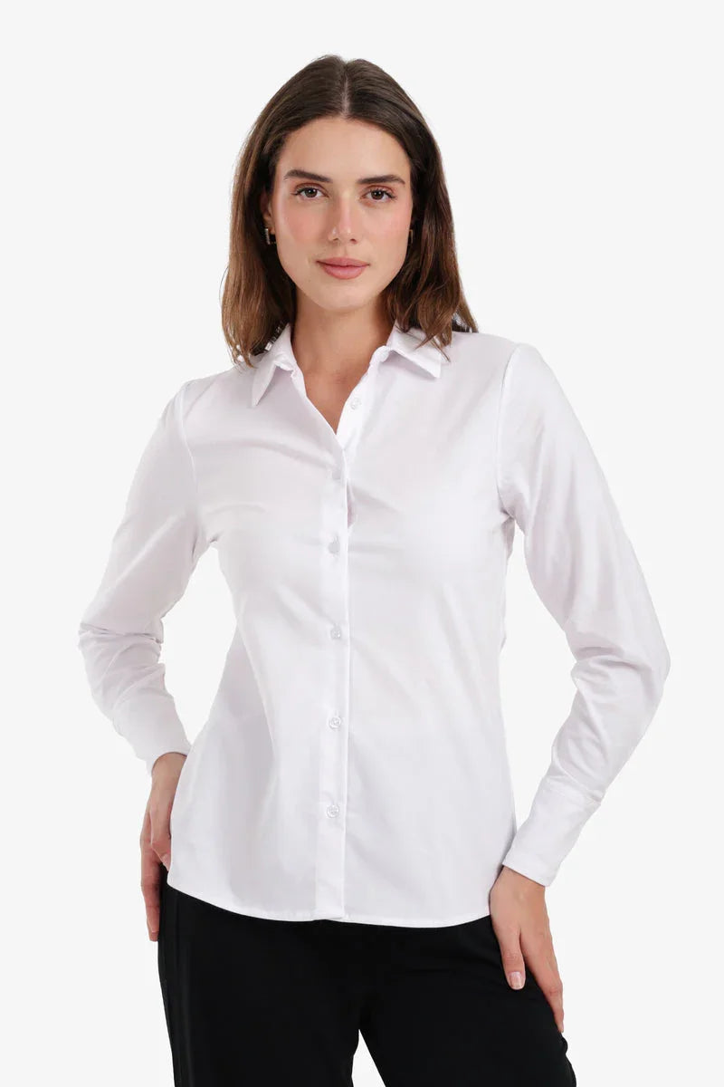Carina - Turned-Down Collar Shirt 6