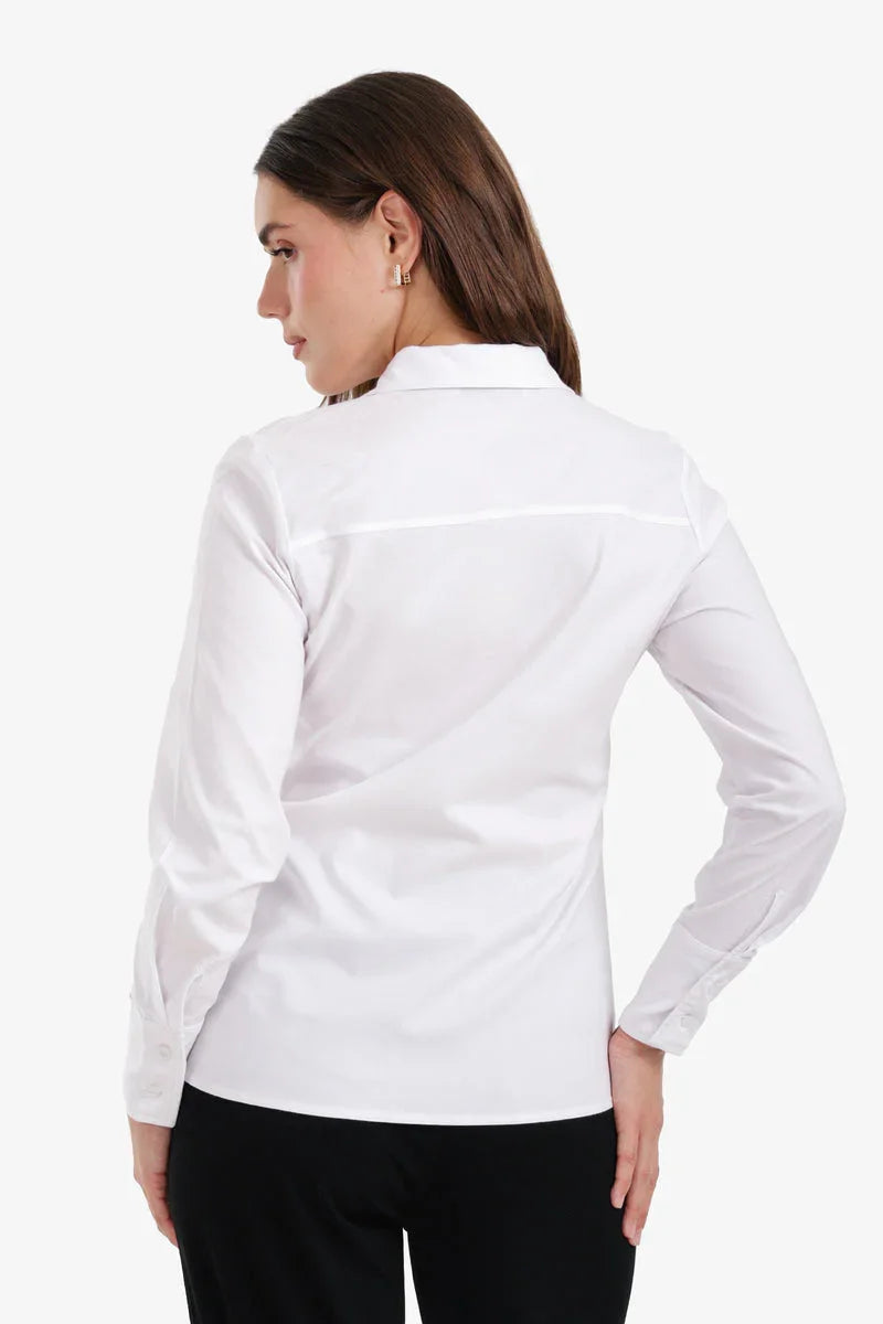 Carina - Turned-Down Collar Shirt 9