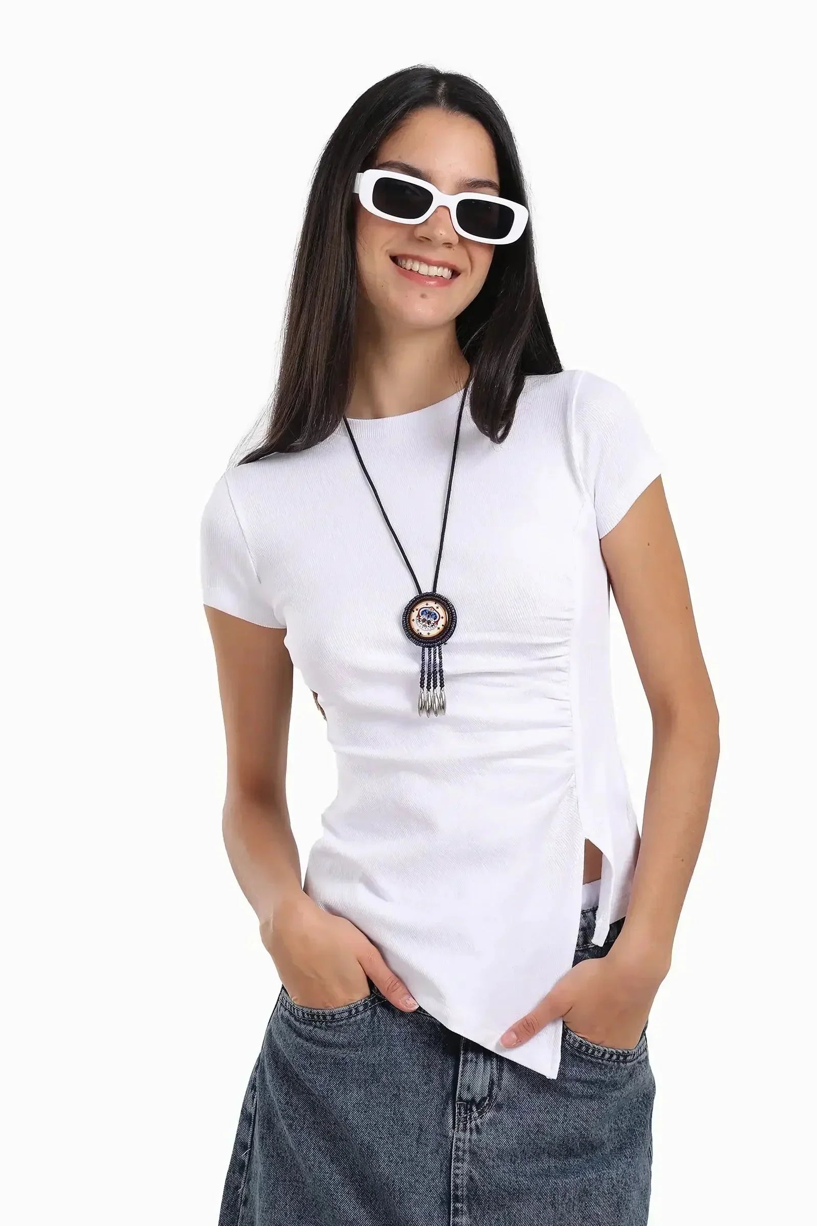 Carina - Unique Asymmetrical Hem Top 2