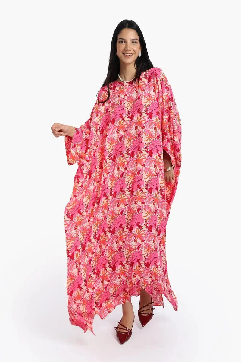 Printed Viscose Abaya - Carina 1