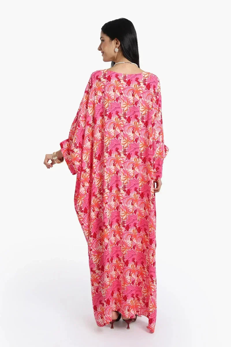 Printed Viscose Abaya - Carina 3