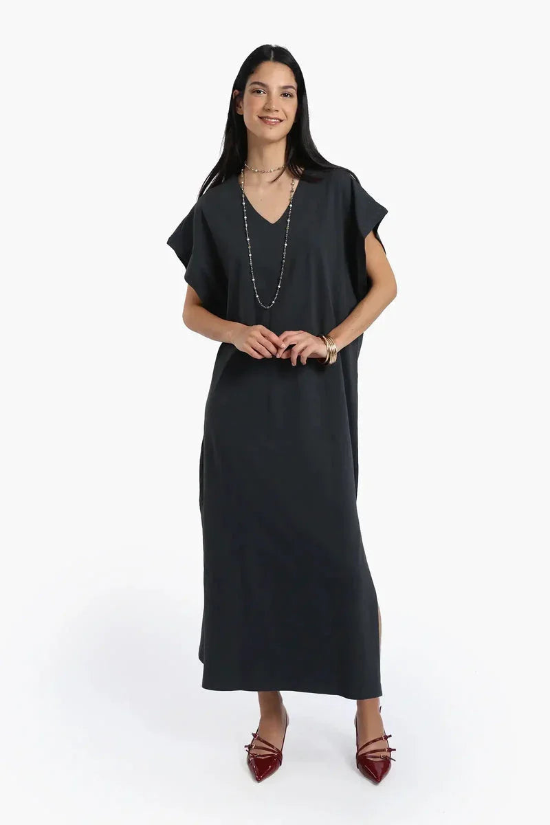 Carina - Lounge Dress with Side Slits 2