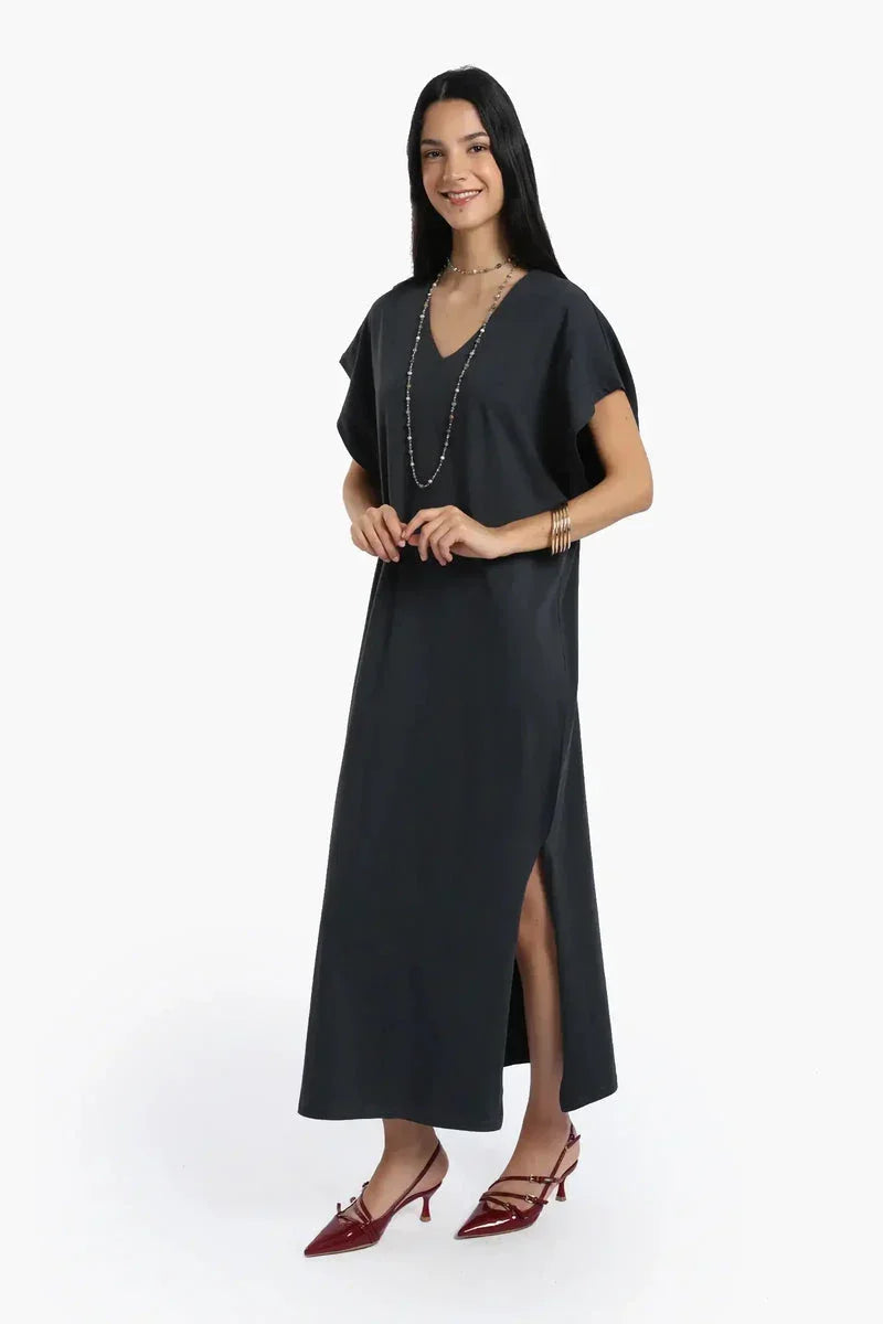 Carina - Lounge Dress with Side Slits 5