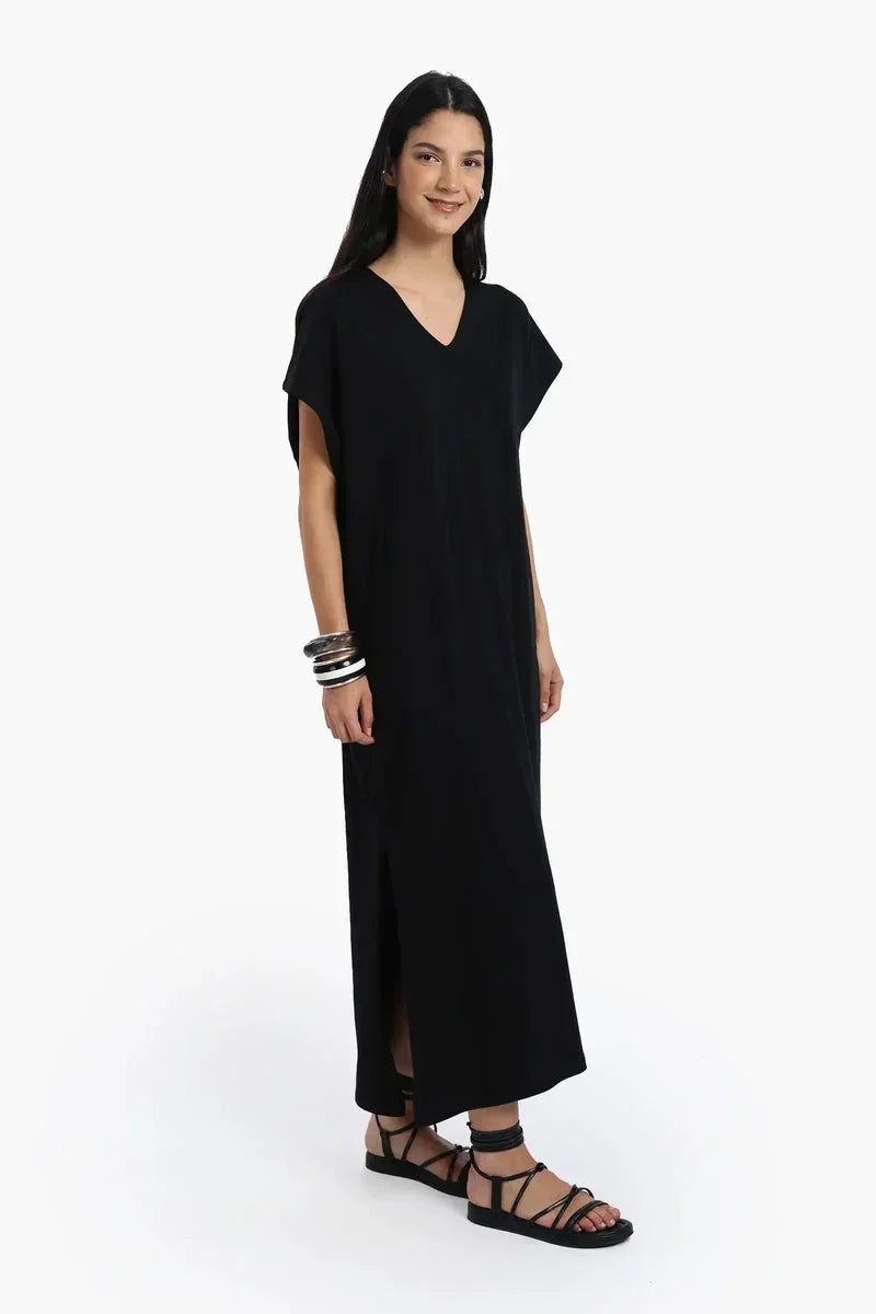 Carina - Lounge Dress with Side Slits 10
